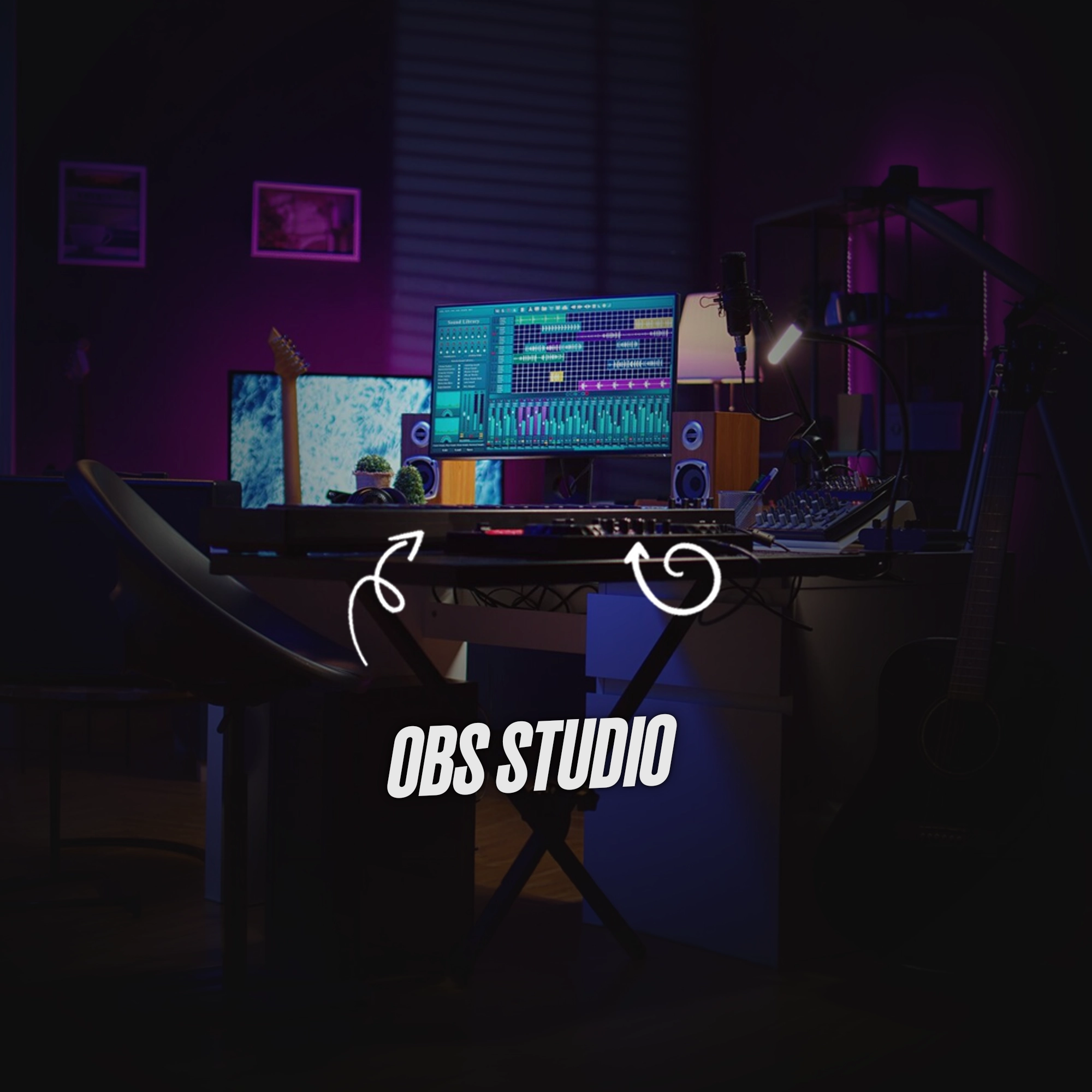 Capa do curso Edição obs studio